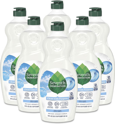 Seventh Generation Dish Liquid Soap (Pack of 6)